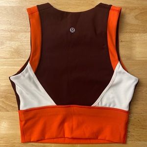 Lululemon Sports Bra (Maroon/Orange/White)
